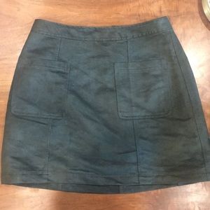 Forrest green skirt